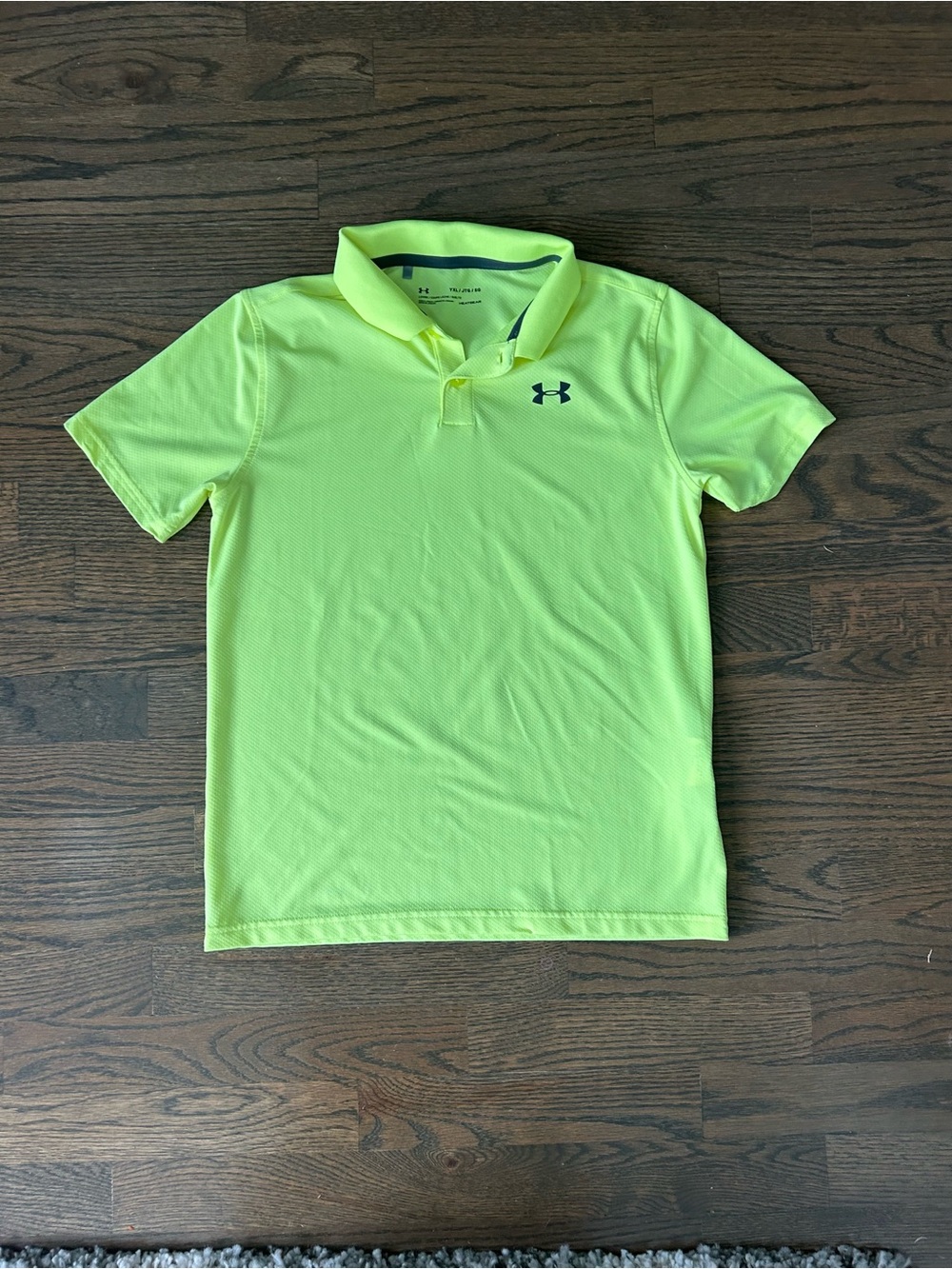 Under Armour Neon yellow Boys' Polo Shirt